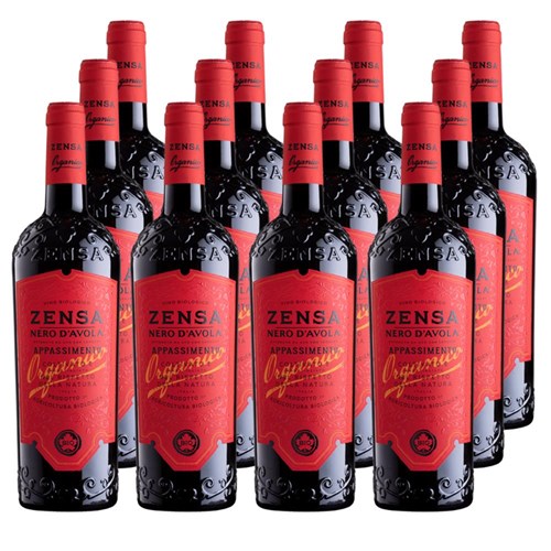 Case of 12 Zensa Nero d'Avola DOC 75cl Red Wine